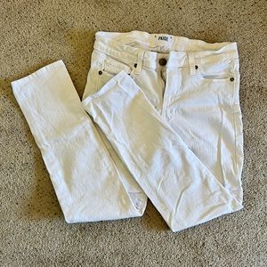 Paige Denim white jeans
